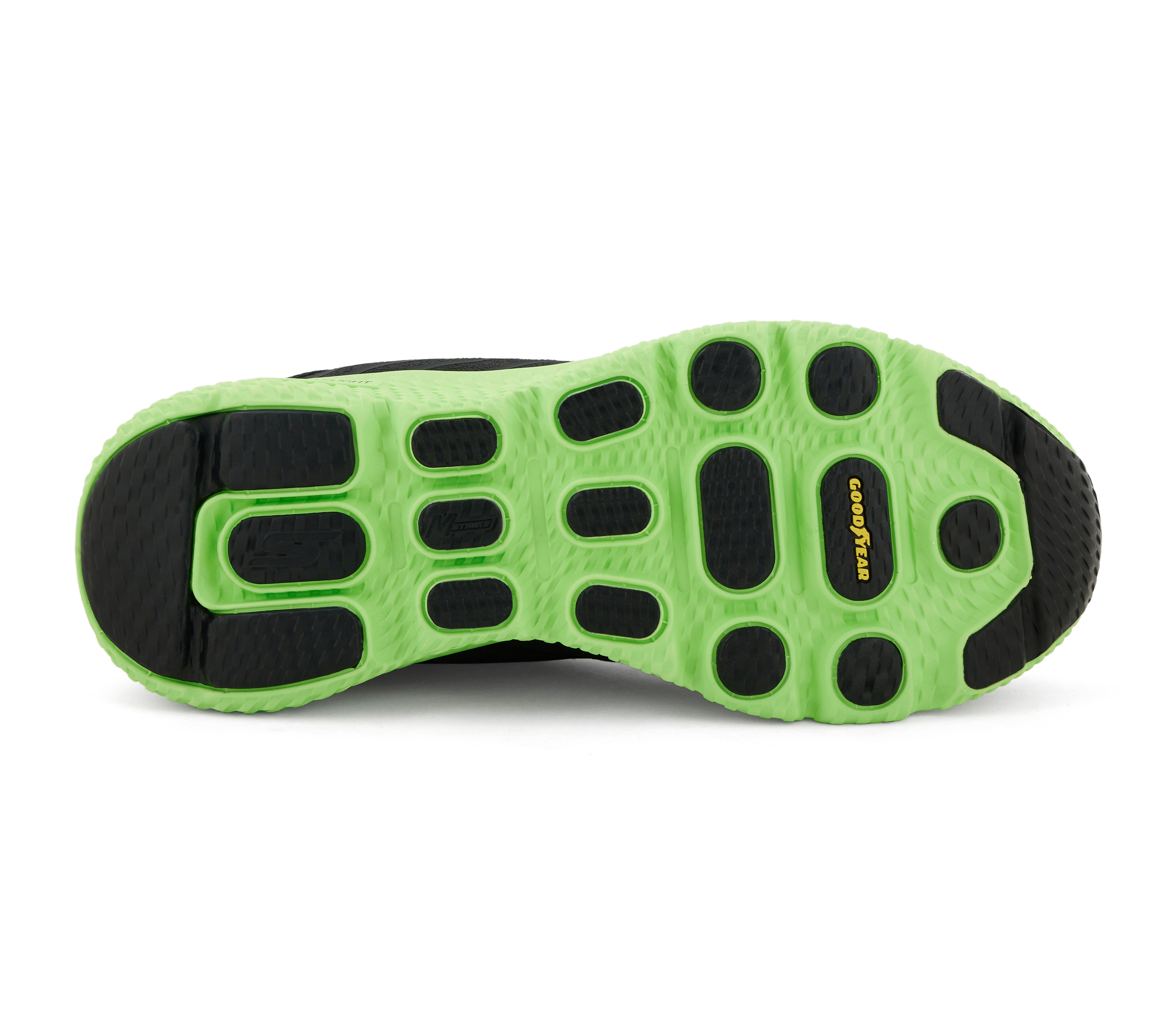 POWER - VOLT, BLACK/LIME Footwear Bottom View