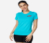 ELITE TECH T-SHIRT, LIGHT BLUE/TURQUOISE