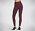 GOFLEX RIB FL HW LEGGING, BURGUNDY/PINK