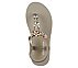 MEDITATION - GLASS DAISY, TAUPE/MULTI Footwear Top View