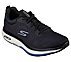 GO WALK WORKOUT WALKER-OUTPAC, BLACK/BLUE Footwear Lateral View