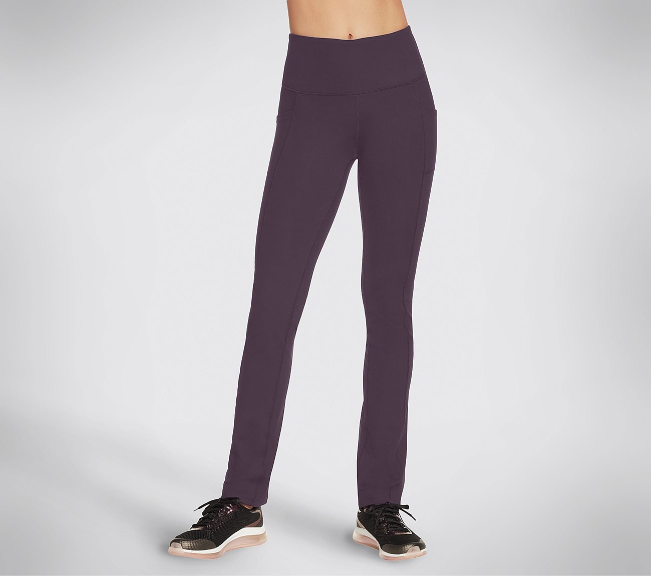 GOWALK PANT JOY, DARK PURPLE Apparel Lateral View