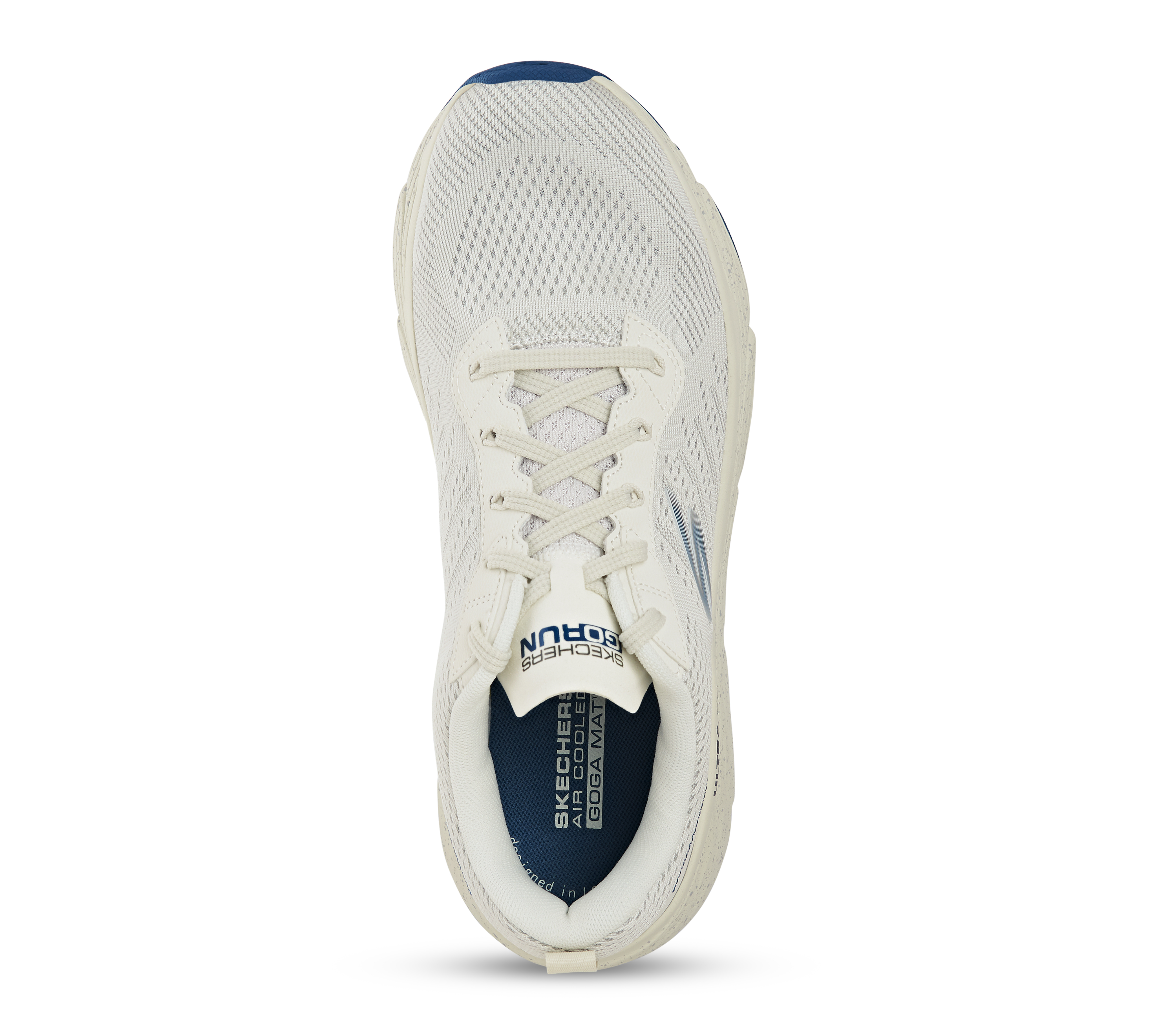 MAX CUSHIONING ELITE - LIMITL, WHITE/BLUE Footwear Top View