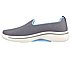 GO WALK ARCH FIT - GRATEFUL, GREY/BLUE Footwear Left View
