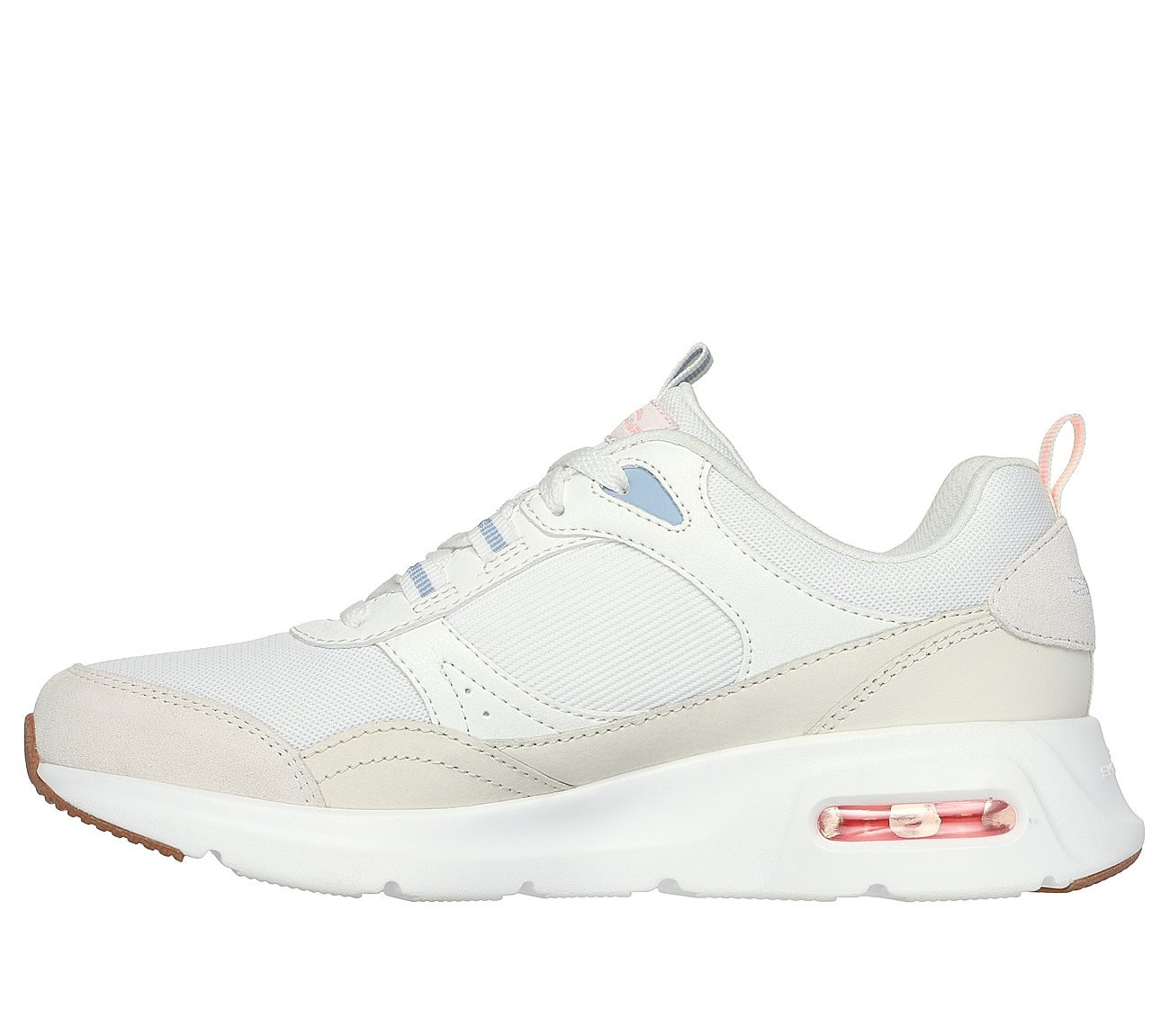 SKECH-AIR COURT-COOL AVENUE, OFF WHITE Footwear Left View