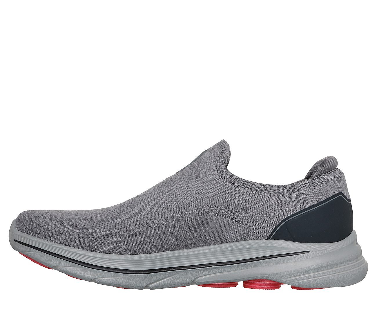 GO WALK 8 - GABE, CHARCOAL/RED