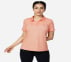 OFF DUTY POLO, CORAL/LIME Apparels Lateral View