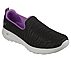 GO WALK JOY-TRULY INSPIRED, BLACK/LAVENDER Footwear Lateral View