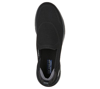 GO WALK 5 - RITICAL, BLACK/CHARCOAL Footwear Top View