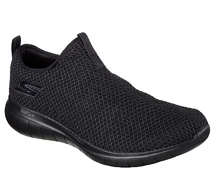 GO FLEX MAX, BBLACK Footwear Lateral View
