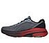 MAX CUSHIONING ARCH FIT 2, CHARCOAL/RED Footwear Left View