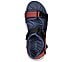 STAMINA SANDAL-STREAMER, NAVY/MULTI Footwear Top View