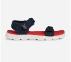 WIND SWELL - SWELL SWIFT, NAVY/RED Footwear Top View