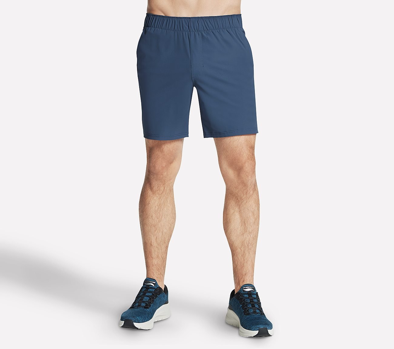 GOSTRETCH ULTRA  7" SHORT, CHARCOAL/NAVY Apparel Lateral View