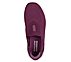 GO WALK 8 - ALEENA, BURGUNDY Footwear Top View