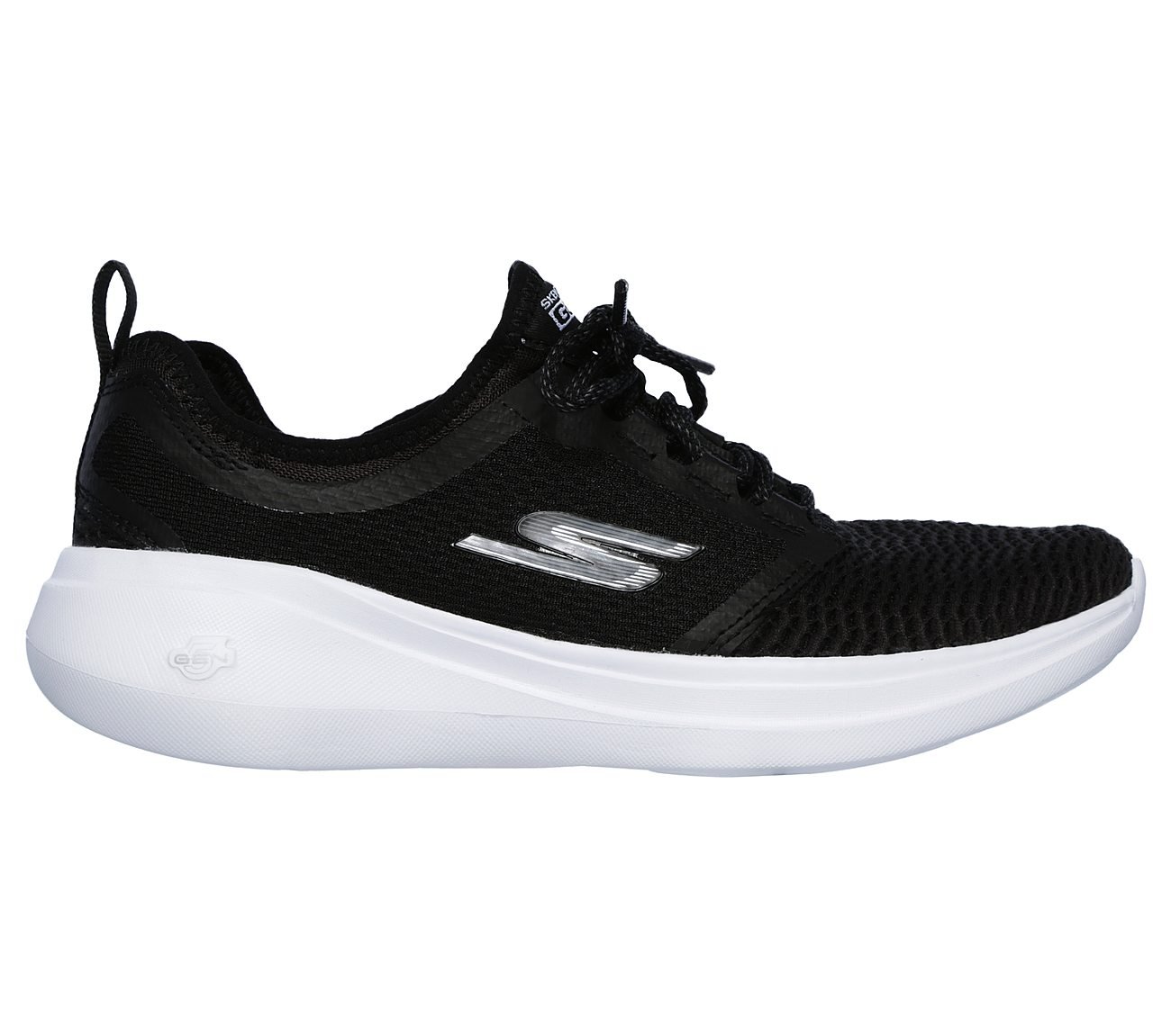 GO RUN FAST -, BLACK/WHITE Footwear Right View