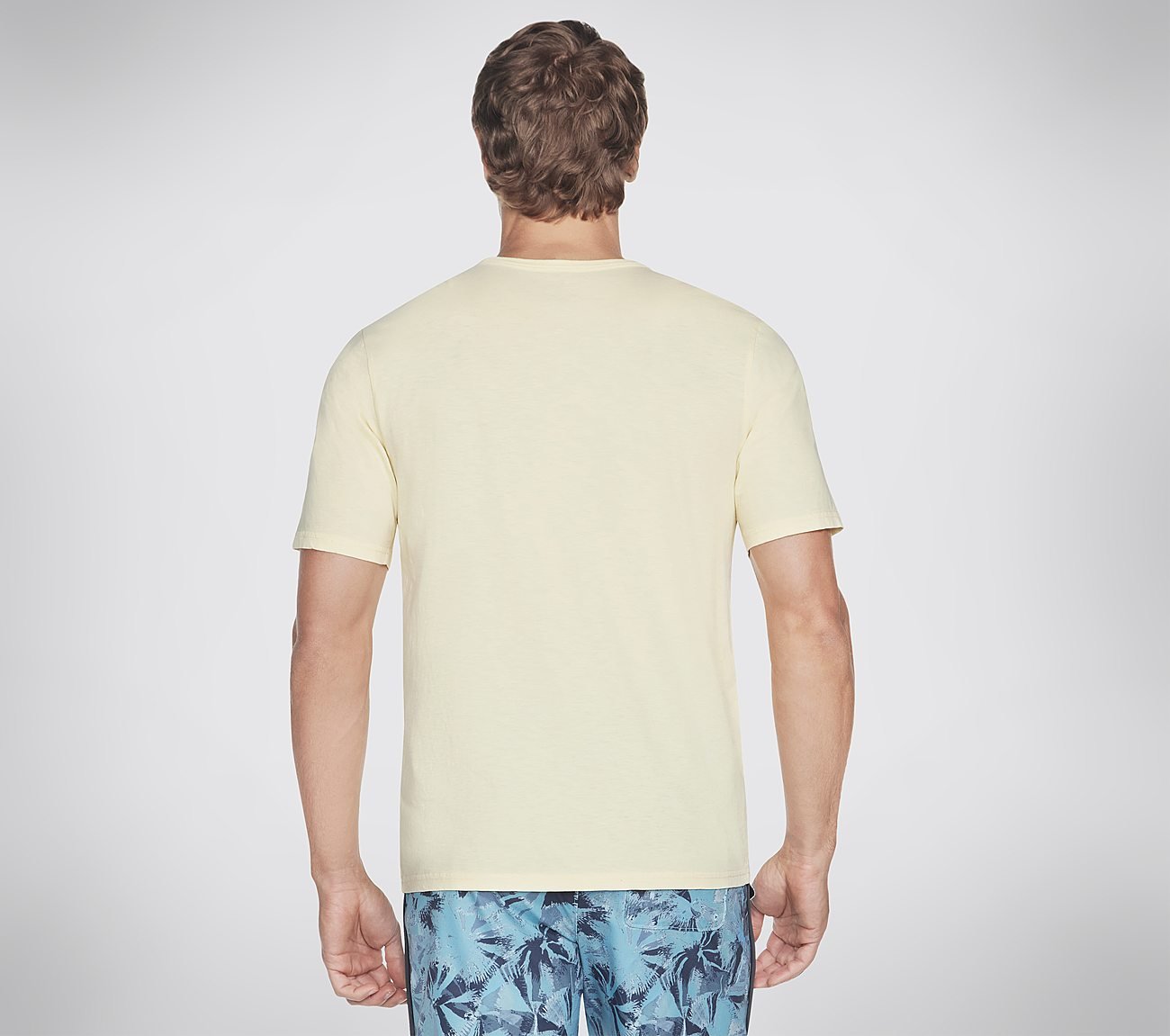 SKECH-BREEZE SLUB POCKET T-SHIRT, NATURAL Apparel Top View