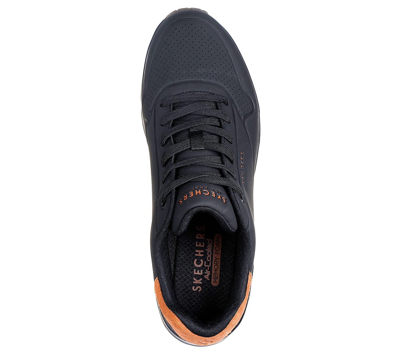 UNO - SUITED ON AIR, BBLACK Footwear Top View