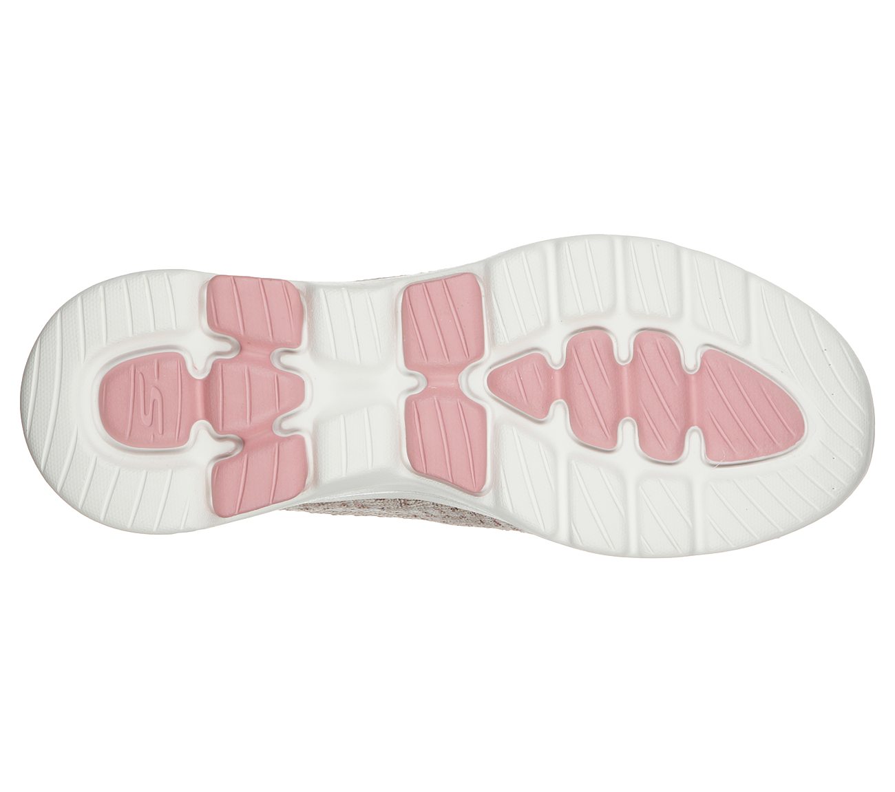 GO WALK 5 - MIRAGE, NATURAL/MULTI Footwear Bottom View