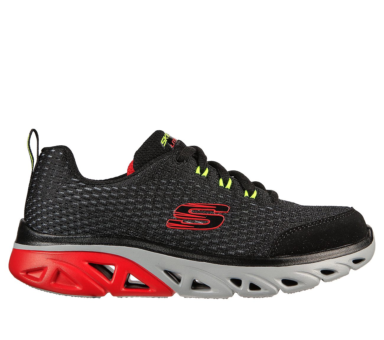 GLIDE-STEP SPORT - WAVE HEAT, BLACK Footwear Lateral View
