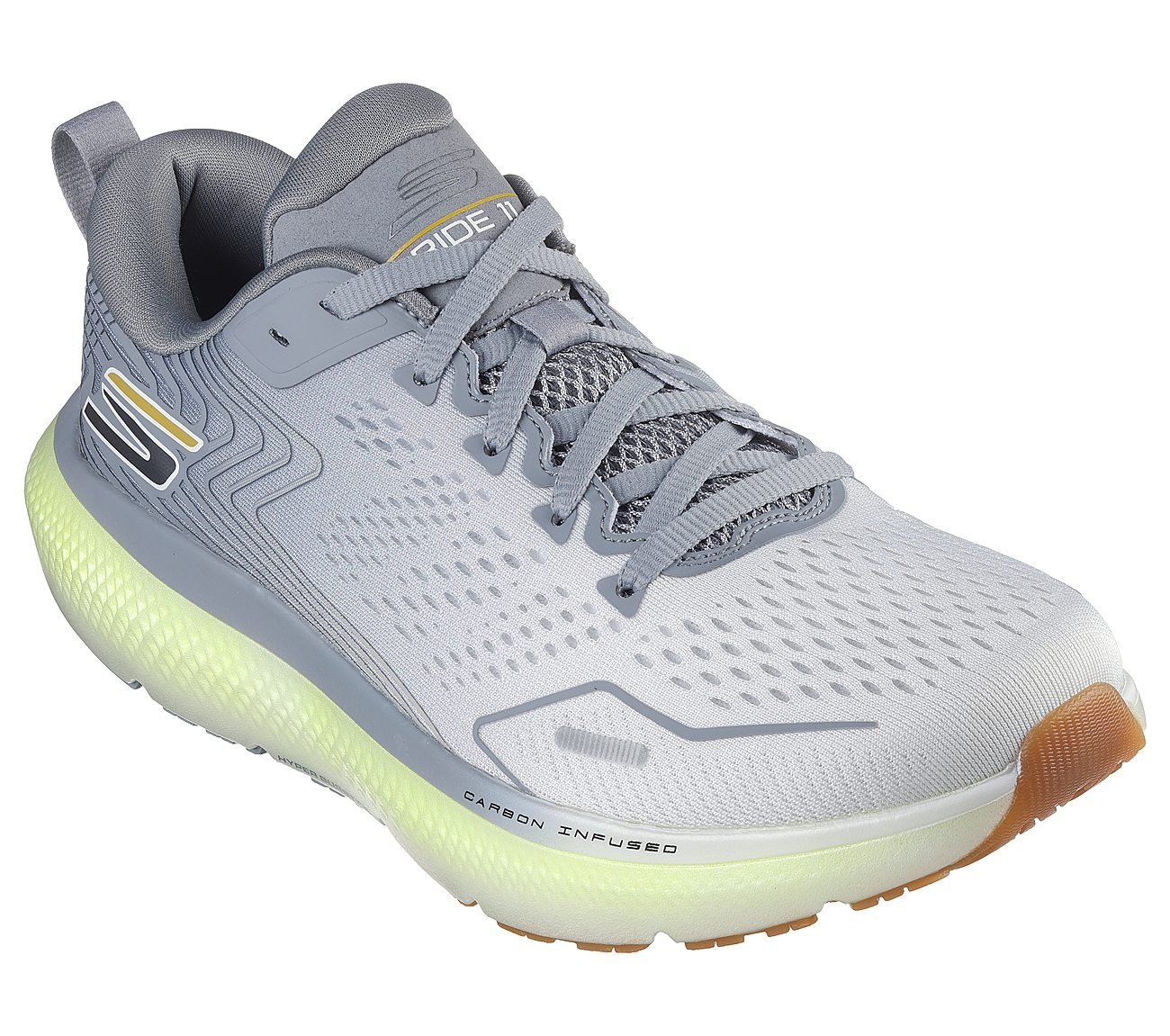 GO RUN RIDE 11, GREY Footwear Right View