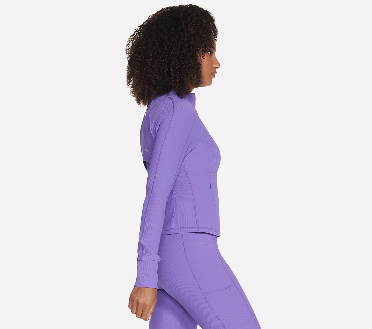 GOFLEX RIB JACKET, NEON PINK/PURPLE Apparels Bottom View