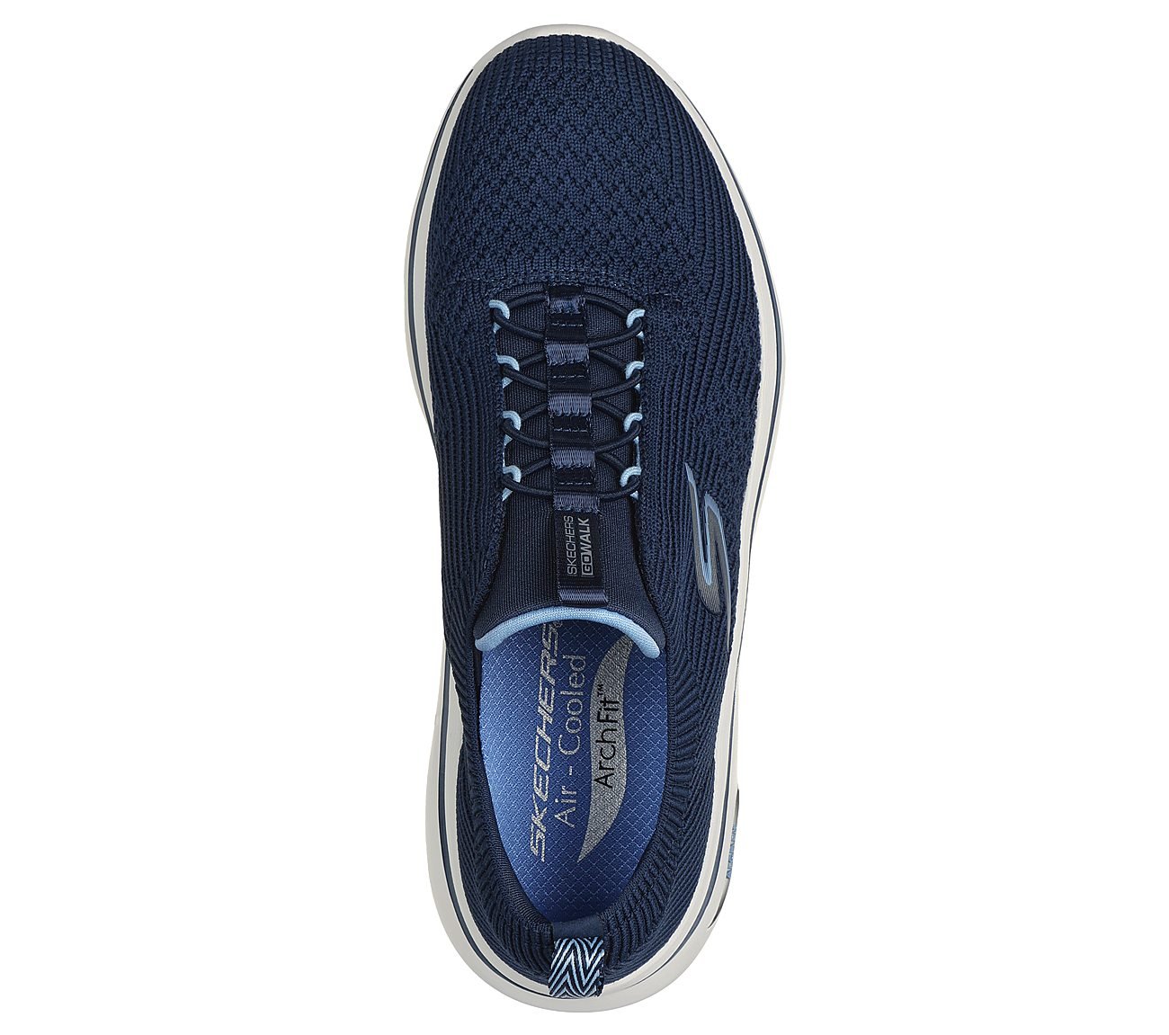 GO WALK ARCH FIT 2.0 - SOFIA, NAVY/LIGHT BLUE Footwear Top View
