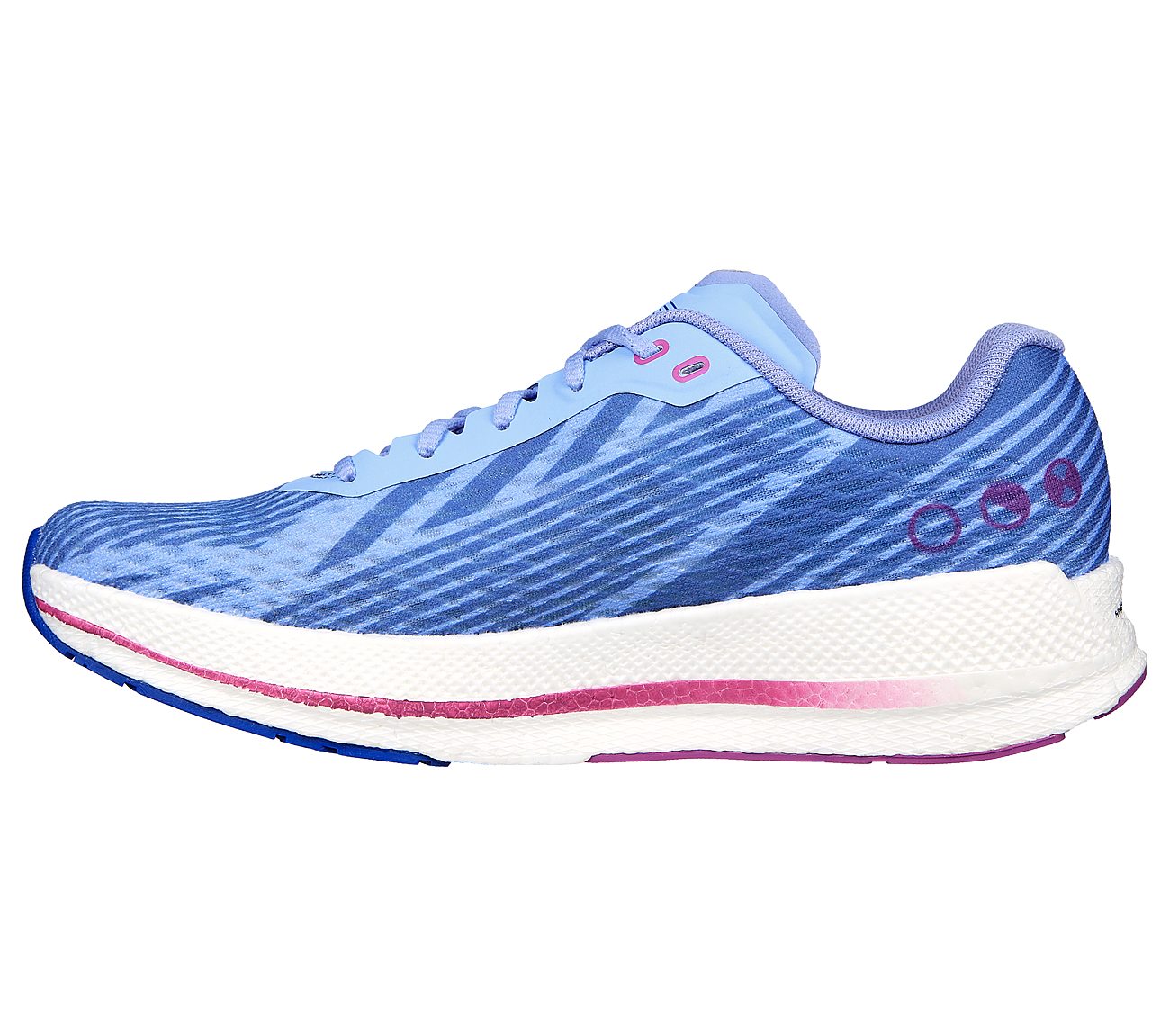 GO RUN RAZOR 4, PERIWINKLE Footwear Left View