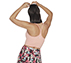 GOSTRETCH RACERBACK BRA, CORAL/LIME Apparels Top View