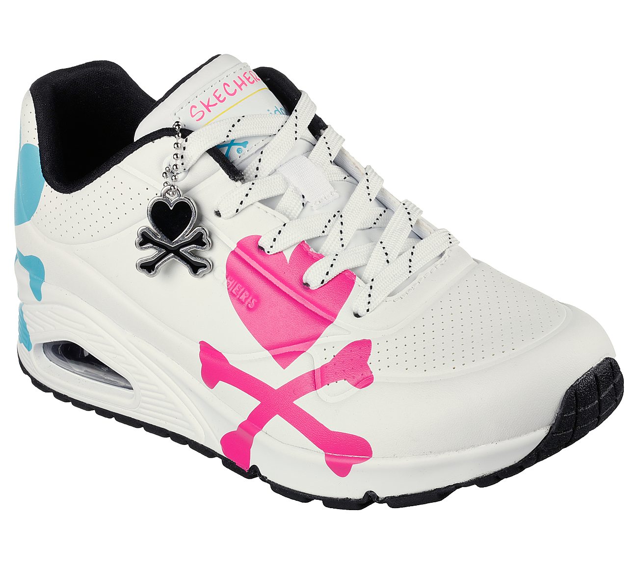 UNO - CROSSING HEARTS, WHITE/MULTI Footwear Right View