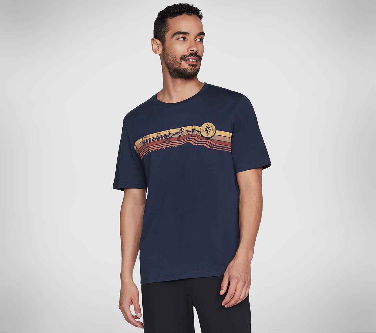 SKECHERS BIG ADVENTURE TEE, NNNAVY Apparels Lateral View