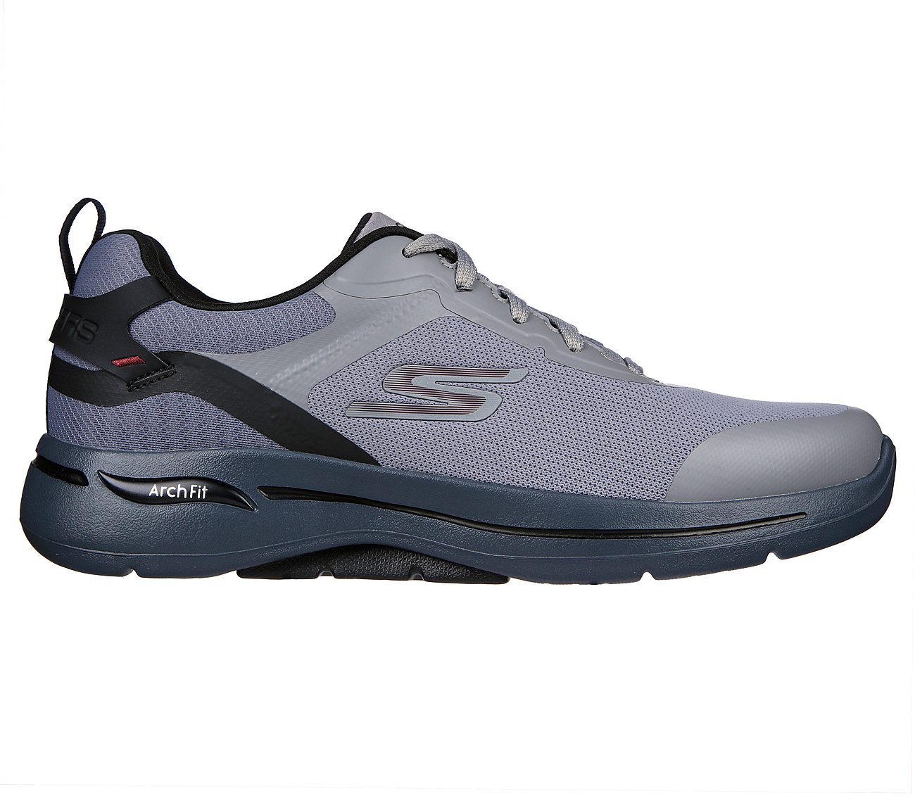 GO WALK ARCH FIT - TERRA, CHARCOAL/BLACK Footwear Lateral View