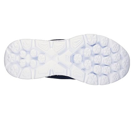 GO RUN 400, NAVY/WHITE Footwear Bottom View