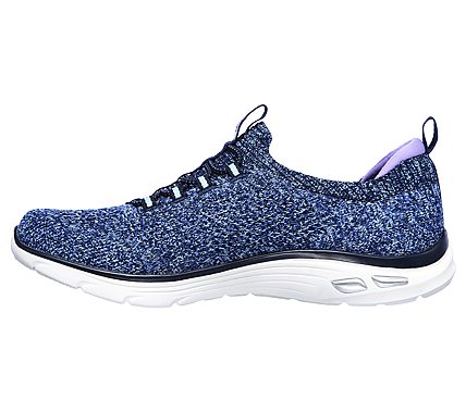 EMPIRE D'LUX - SHARP WITTED, NAVY/AQUA Footwear Left View