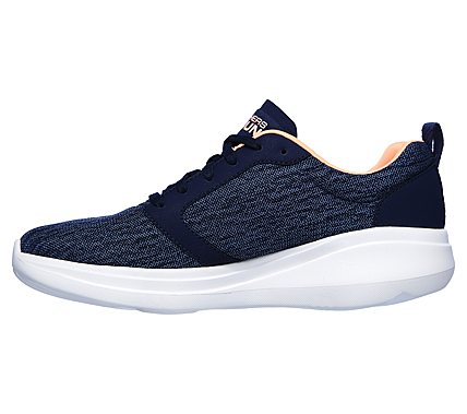 GO RUN FAST - MOTIVATION, NAVY/PINK Footwear Left View