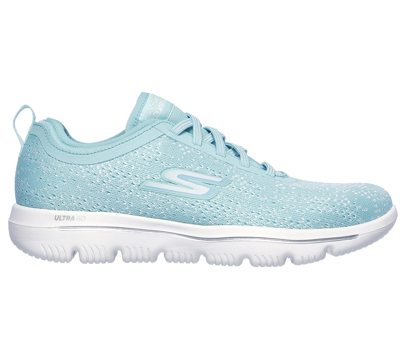 GO WALK EVOLUTION ULTRA-MIRAB, TURQUOISE Footwear Right View