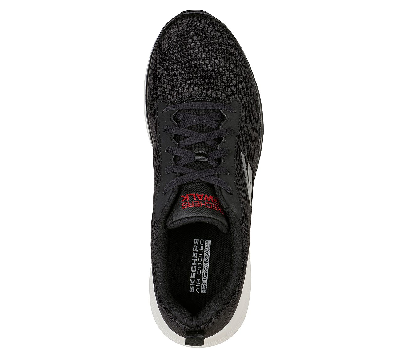 GO WALK 6 - AVALO, BBBBLACK Footwear Top View