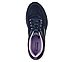 GO WALK 6 - STUNNING GLOW, NAVY/LAVENDER Footwear Top View