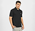 MENS BASIC POLO, BLACK/CHARCOAL/BLUE