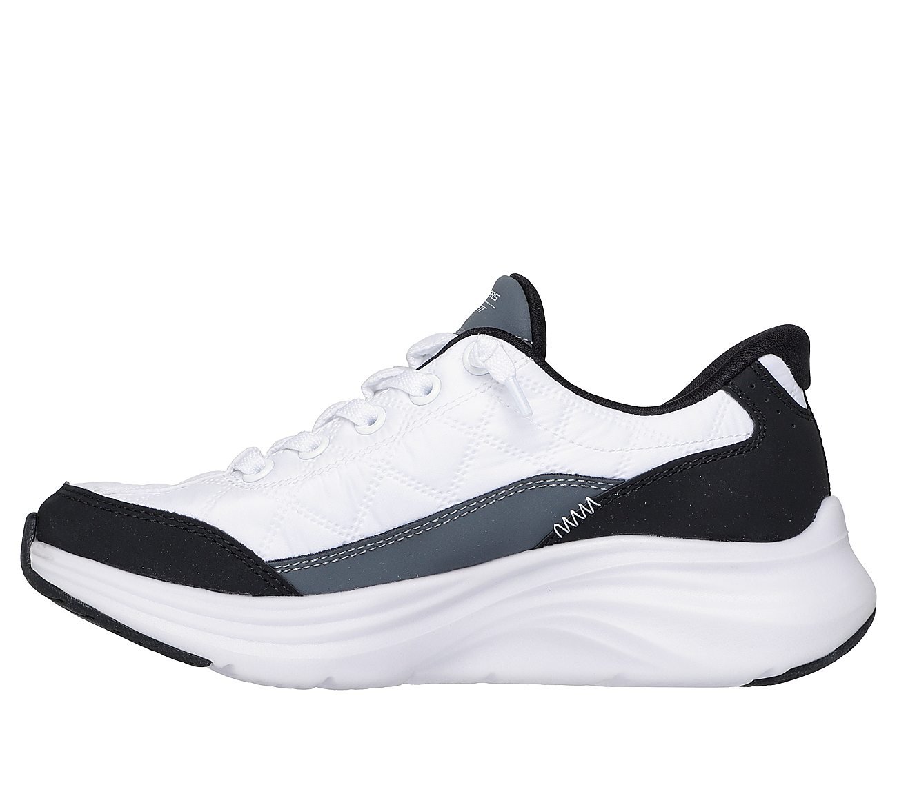 CONTOUR FOAM, WHITE BLACK Footwear Left View