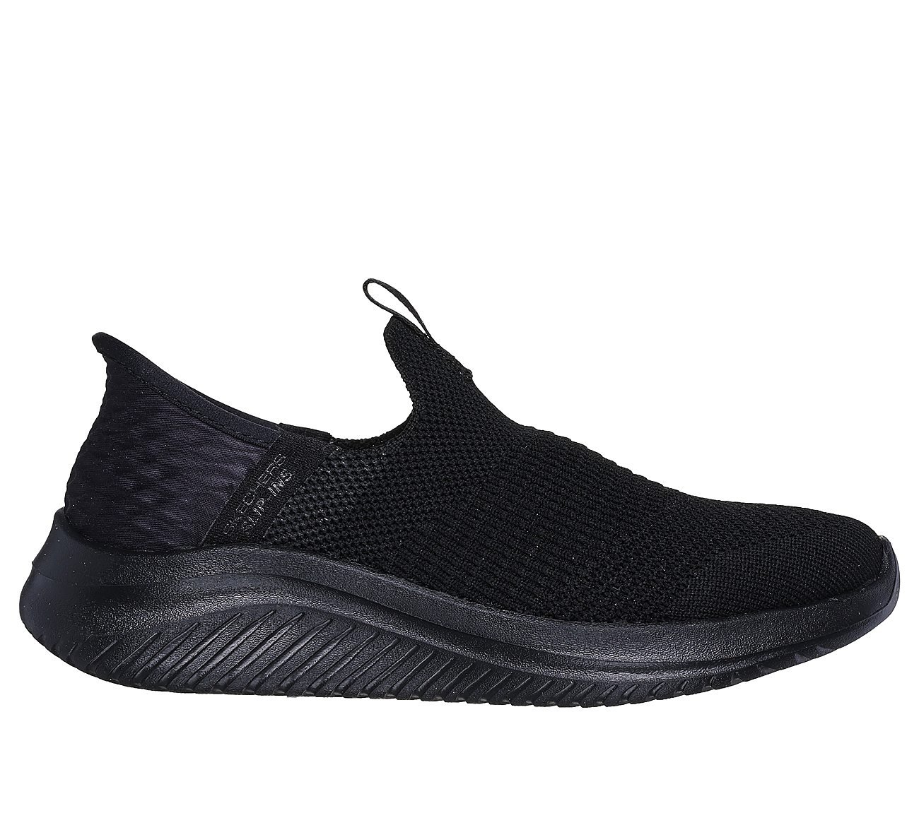 Skechers Slip-ins: Ultra Flex 3.0 - Smooth Step, BLACK Footwear Lateral View
