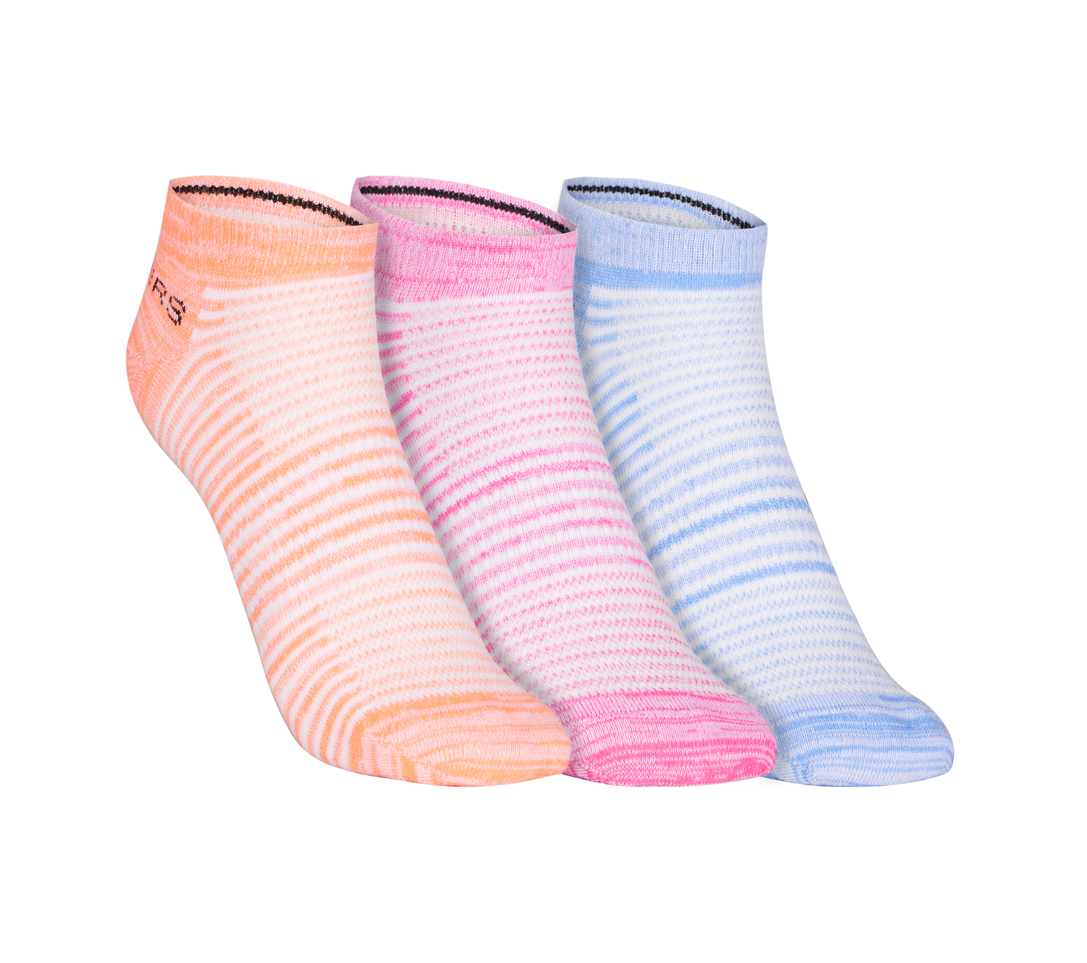 3PK WOMENS NON TERRY LOW CUT,  Accessories Lateral View