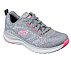 ULTRA GROOVE, GREY/HOT PINK Footwear Right View