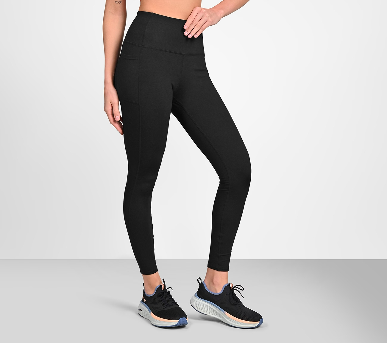 GOWALK HW LEGGING II, BBBBLACK Apparels Bottom View