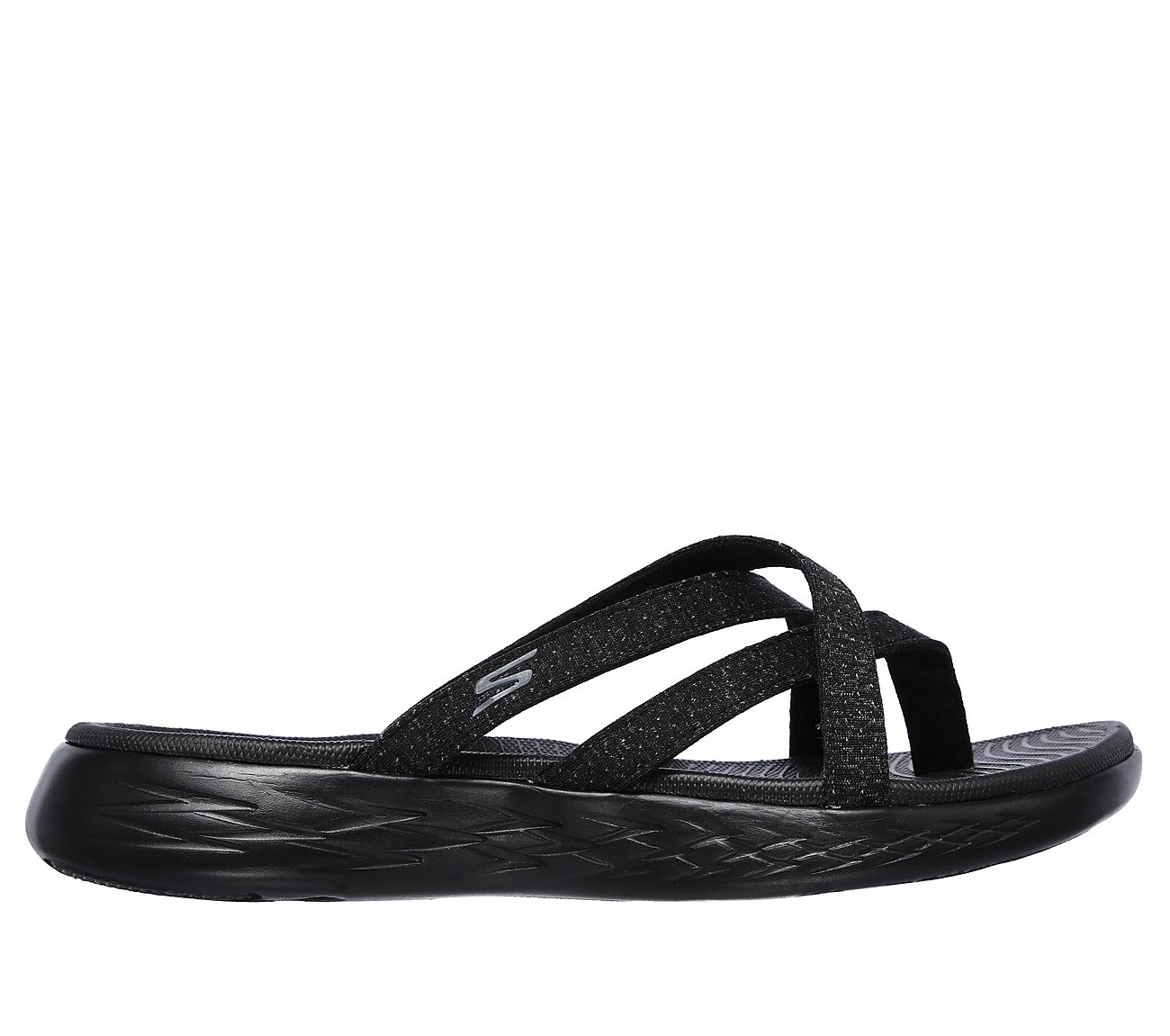 ON-THE-GO 600 - DAINTY, BLACK/GREY Footwear Lateral View