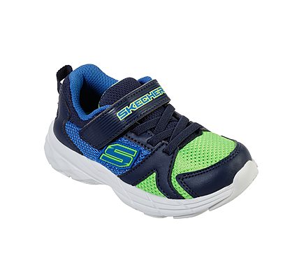 ECLIPSOR - INTERPULSE, BLUE/LIME Footwear Lateral View