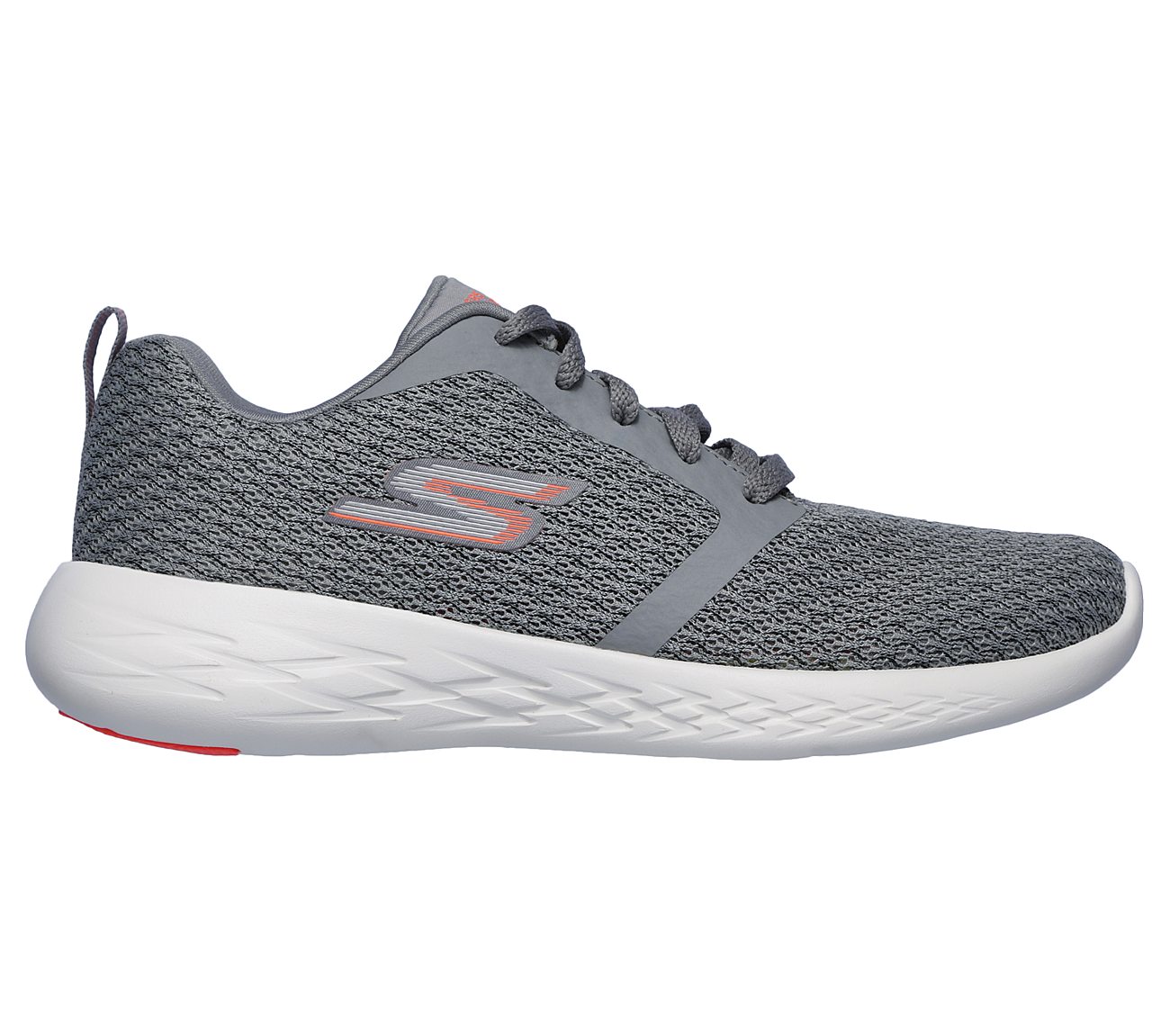 GO RUN 600-CIRCULATE, GREY/CORAL Footwear Right View