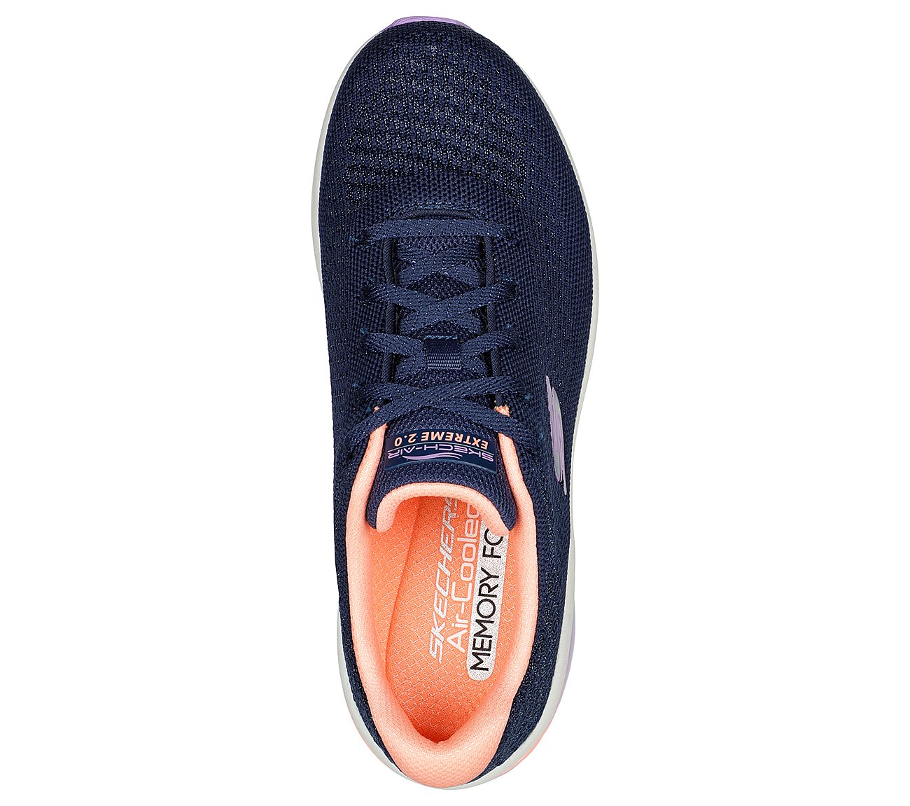 SKECH-AIR EXTREME 2.0-CLASSIC, NAVY/MULTI Footwear Top View