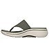 GO WALK ARCH FIT SANDAL - WEE, OOLIVE Footwear Left View