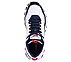 ARCH FIT AKHIDIME, WHITE/NAVY/RED Footwear Top View